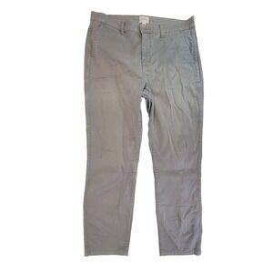 J Crew Chino Pants Mens Size 29 Gray Straight Leg Casual Everyday